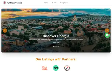 Скриншот funtravel.ge