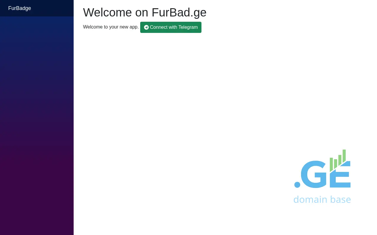Screenshot of the site furbad.ge at 2025-10-06