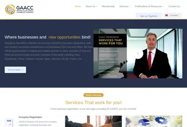 Screenshot of gaacc.ge