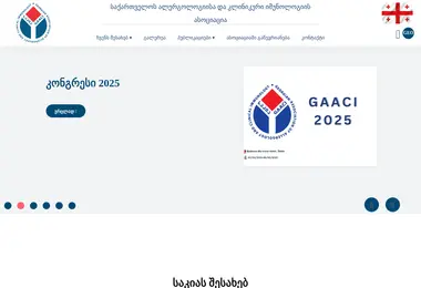 Screenshot of gaaci.ge