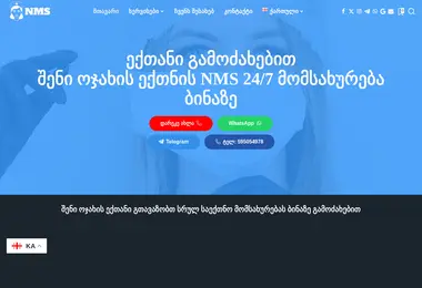 Screenshot of gadasxma.ge