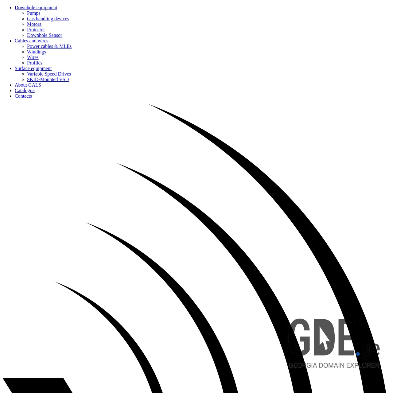 Screenshot of the site gals.ge at 2025-12-10