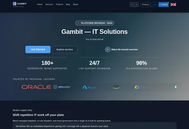 Screenshot of gambit.ge