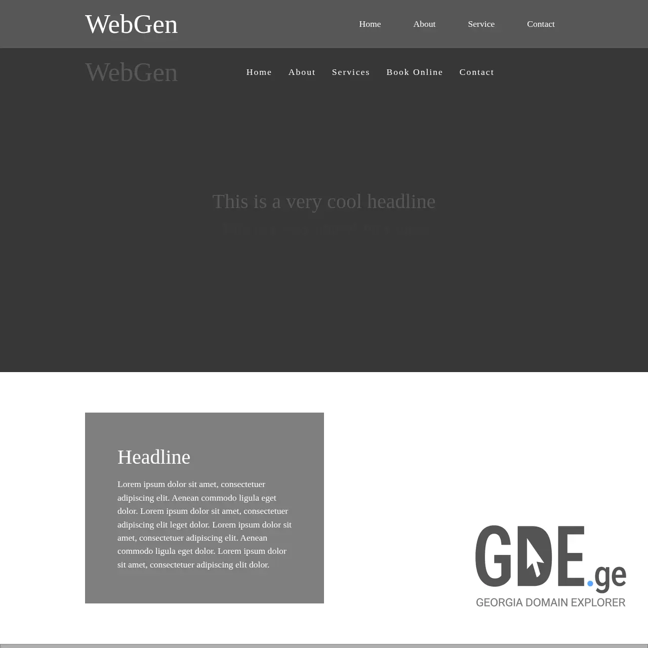 Screenshot of the site gamepc.ge at 2026-02-01