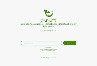 gapner.ge-ის ეკრანის სურათი