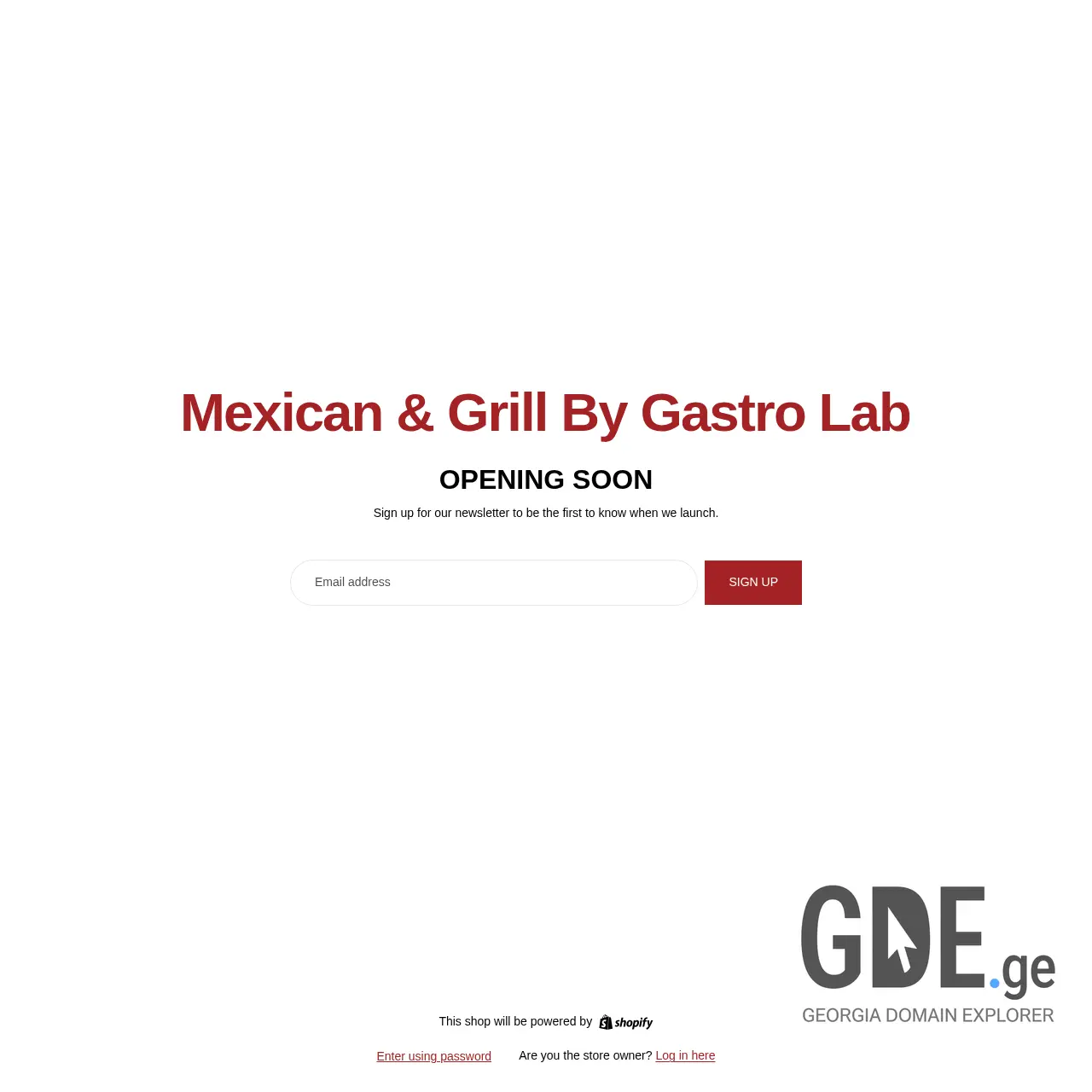 Screenshot of the site gastrolab.ge at 2026-01-13