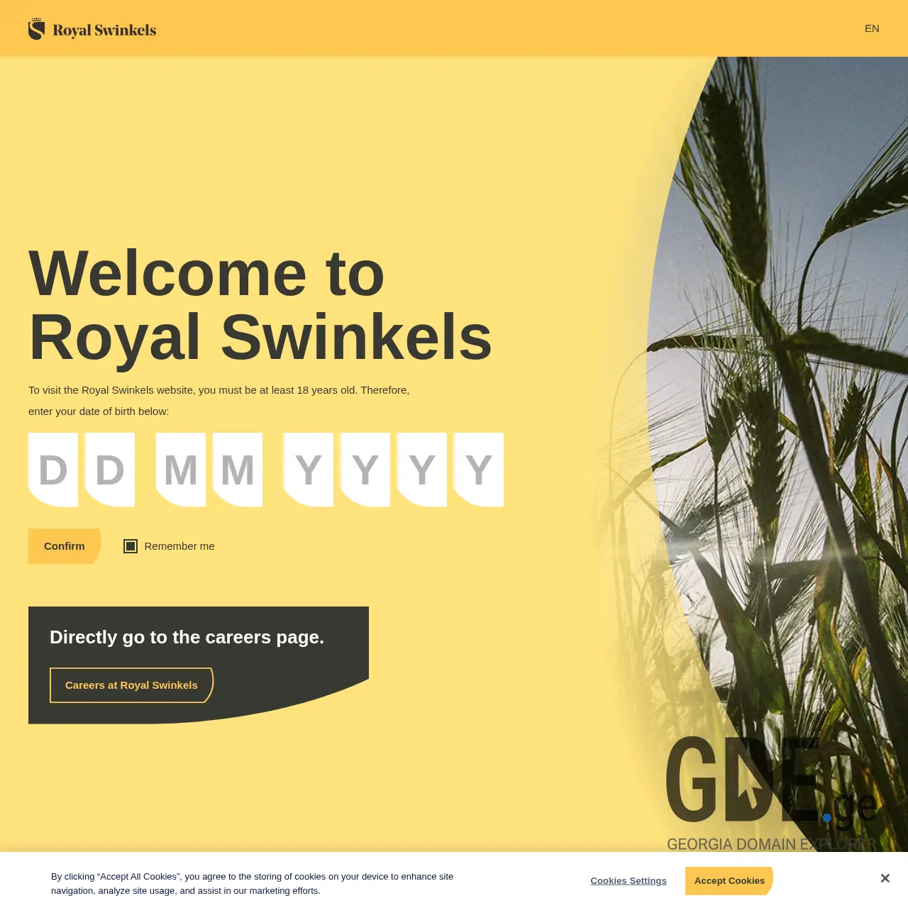 Screenshot of the site gbbg.ge at 2025-12-09