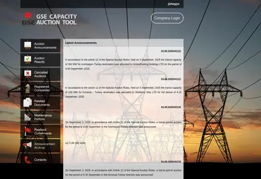 Скриншот gcat.com.ge