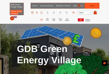 Скриншот gdbgreenvillage-uk.ge