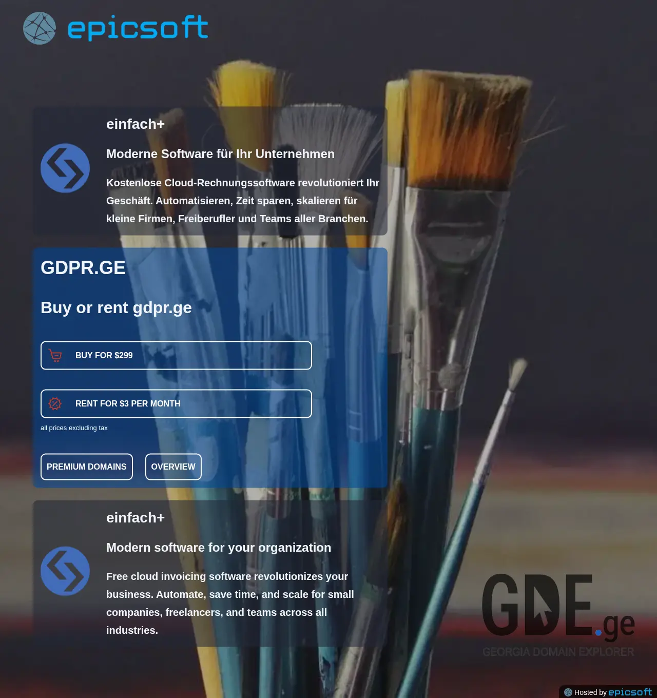 Screenshot of the site gdpr.ge at 2025-11-30