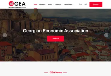 Скриншот gea.org.ge