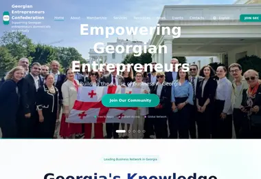 gecinternational.ge-ის ეკრანის სურათი