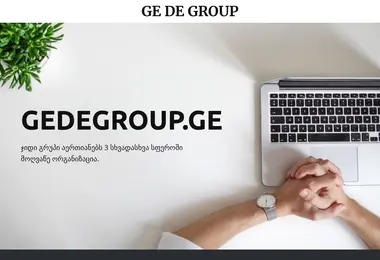 Screenshot of gedegroup.ge