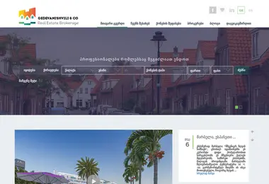 Screenshot of gedevanishvili.ge