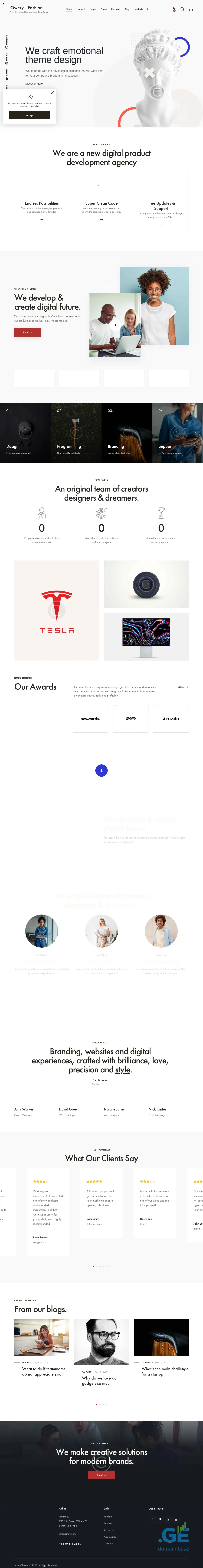 Screenshot of the site gefruit.ge