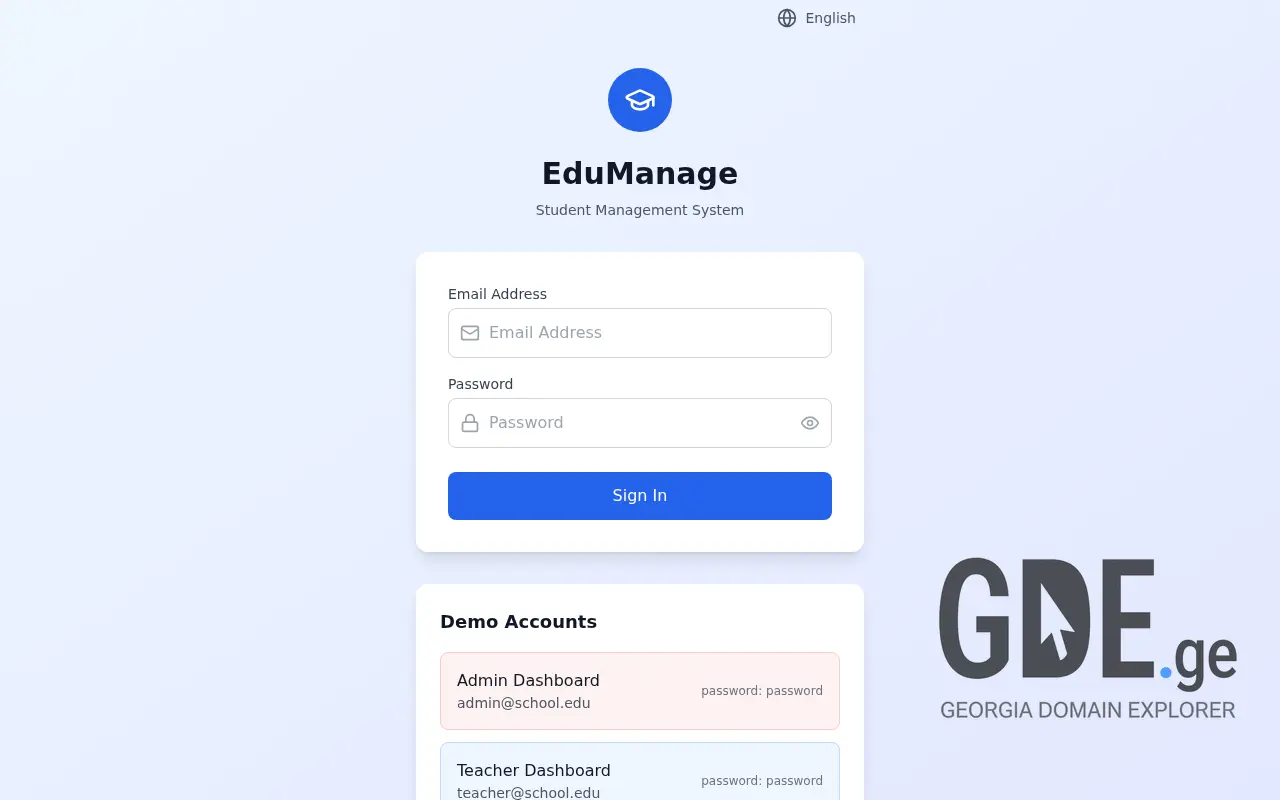 Screenshot of the site gelatihub.ge at 2025-11-29