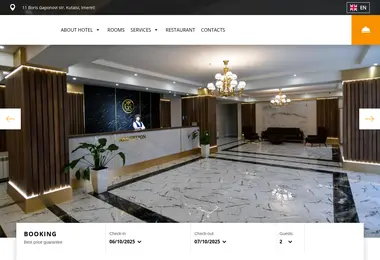 gelatiresidence.ge-ის ეკრანის სურათი