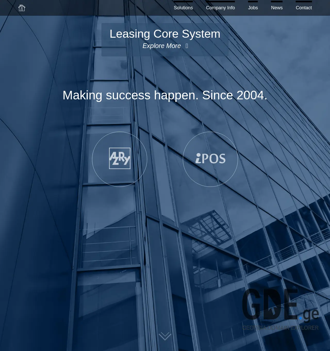 Screenshot of the site geme.ge at 2025-11-30