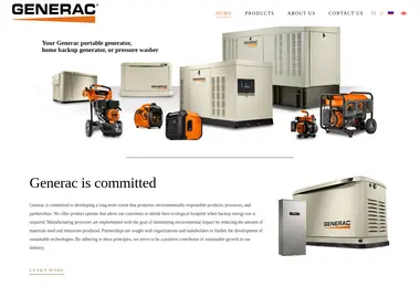 Скриншот generac.ge