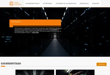 Скриншот geniosystems.ge
