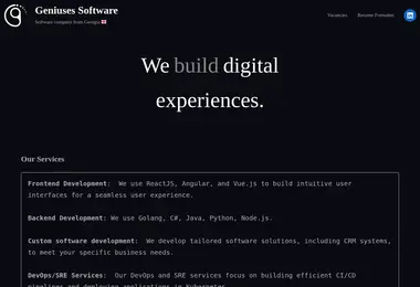 Screenshot of gensoft.ge