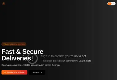 Screenshot of geo-express.ge