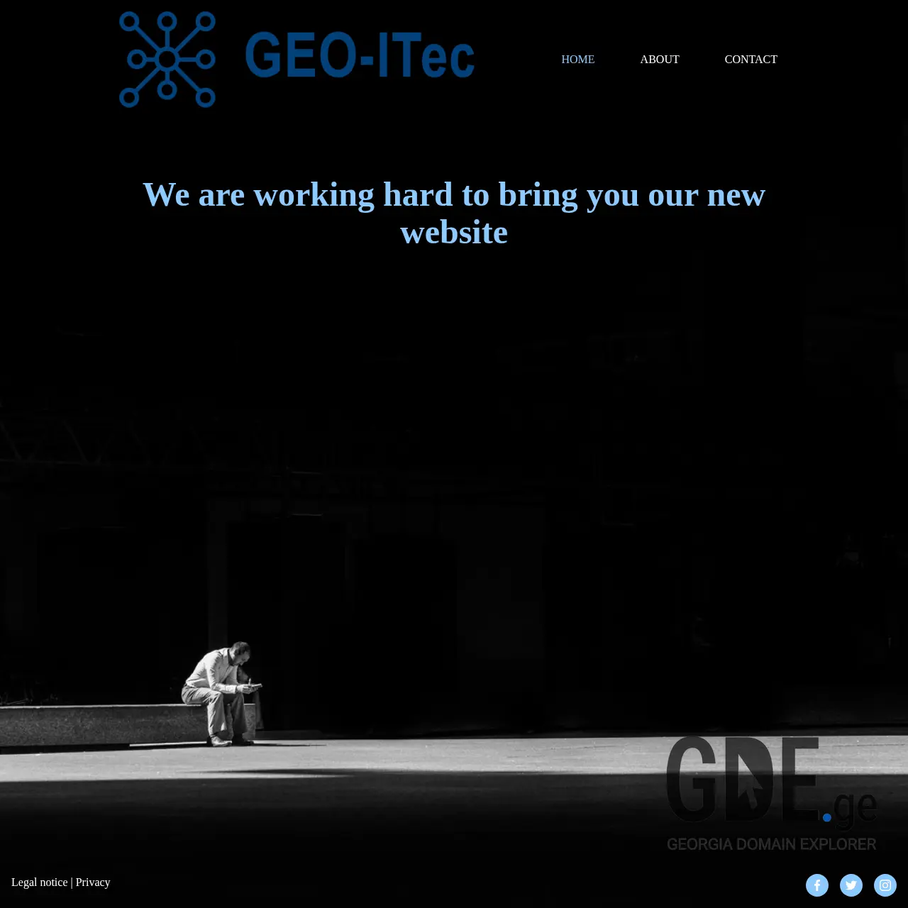 Screenshot of the site geo-itec.ge at 2025-12-09