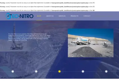 Screenshot of geo-nitro.ge