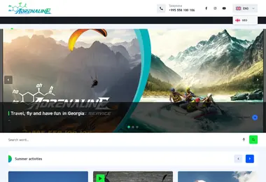 Screenshot of geoadrenaline.ge