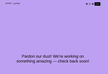 Screenshot of geobit.ge