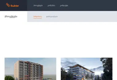 Screenshot of geobuilder.ge