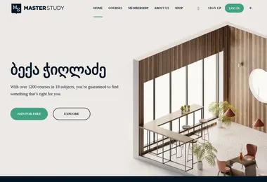 Screenshot of geocourse.ge