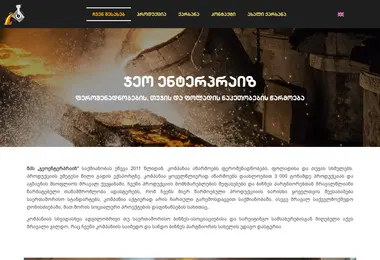Скриншот geoenterprise.com.ge