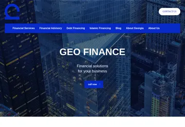 geofinance.ge-ის ეკრანის სურათი
