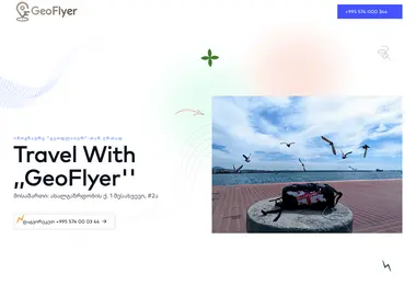 Screenshot of geoflyer.ge