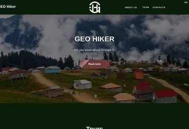 Screenshot of geohiker.ge