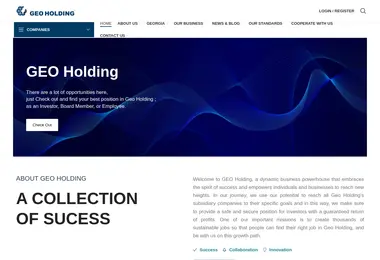 geoholding.ge-ის ეკრანის სურათი