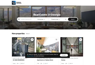 geohome.ge-ის ეკრანის სურათი