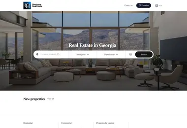 Скриншот geohome.ge