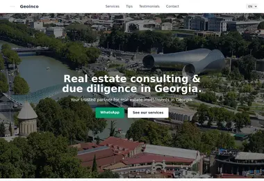 Screenshot of geoinco.ge