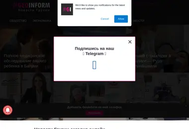 Screenshot of geoinform.ge