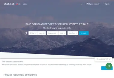 Screenshot of geoln.ge