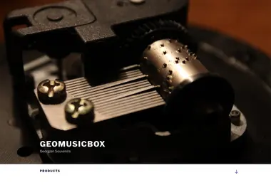 Screenshot of geomusicbox.ge