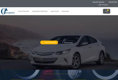 Screenshot of geoparts.ge