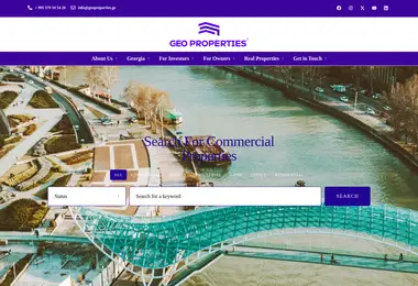 geoproperties.ge-ის ეკრანის სურათი