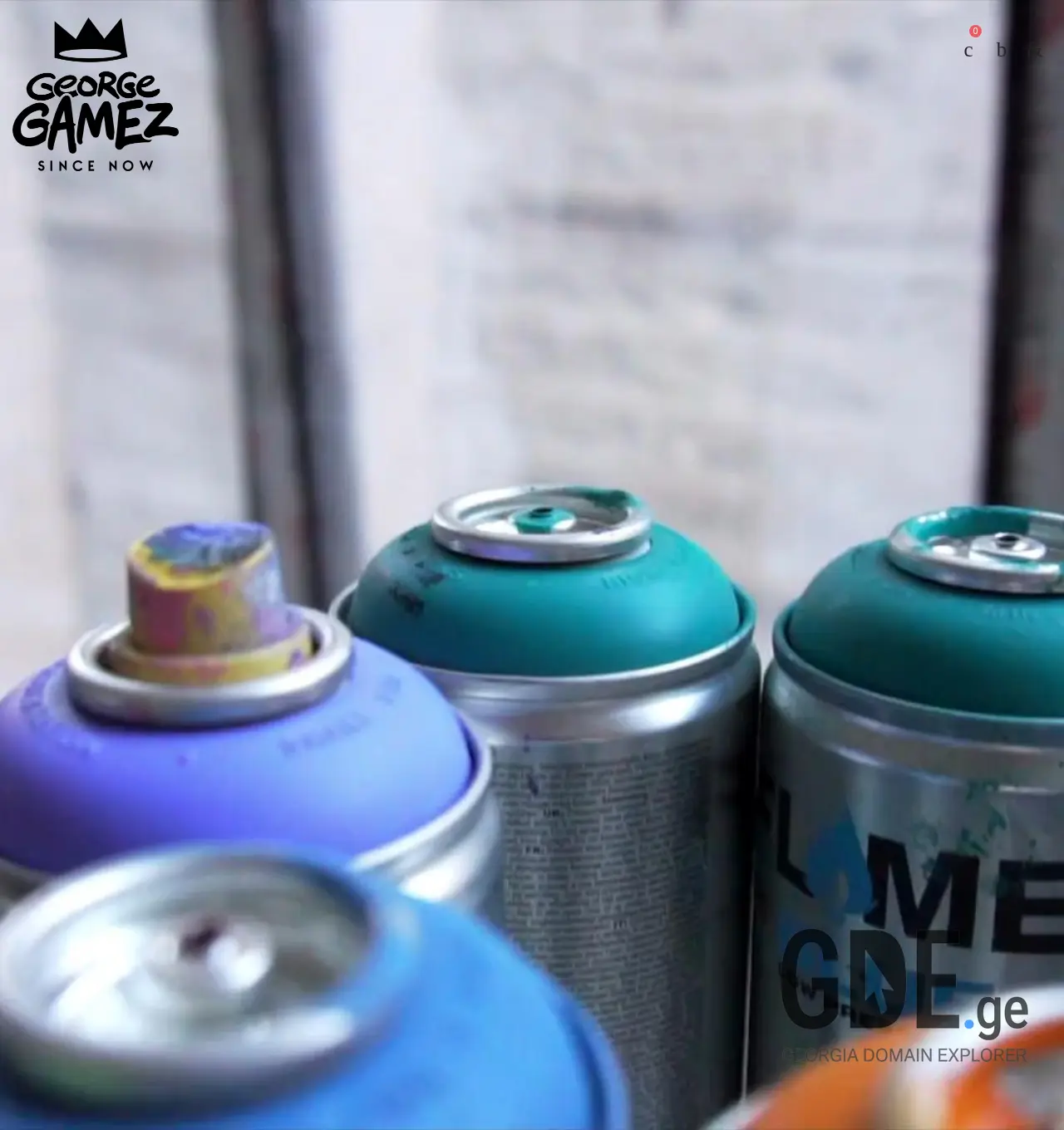 Screenshot of the site georgegamez.ge at 2025-11-30