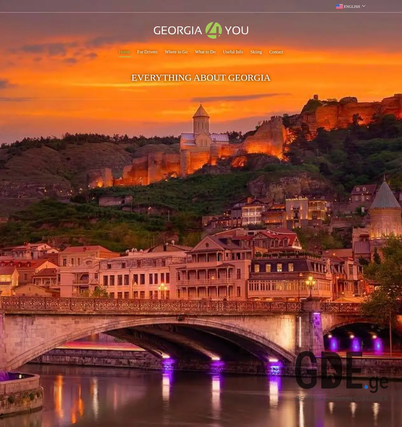 Screenshot of the site georgia4you.ge at 2025-11-29