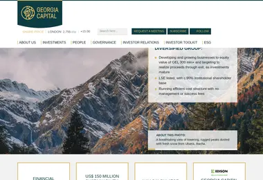 georgiacapital.ge-ის ეკრანის სურათი