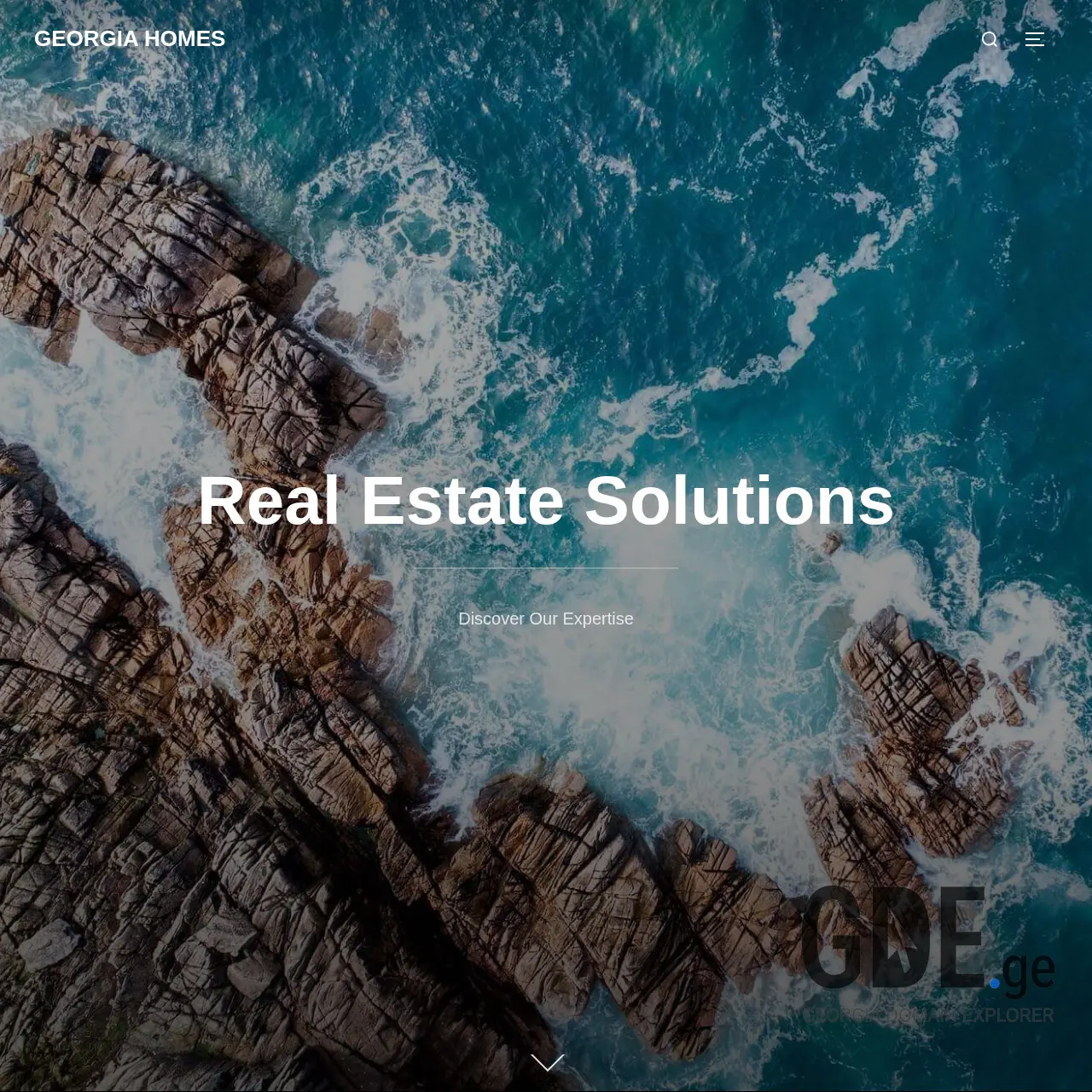 Screenshot of the site georgiahomes.ge at 2025-12-10