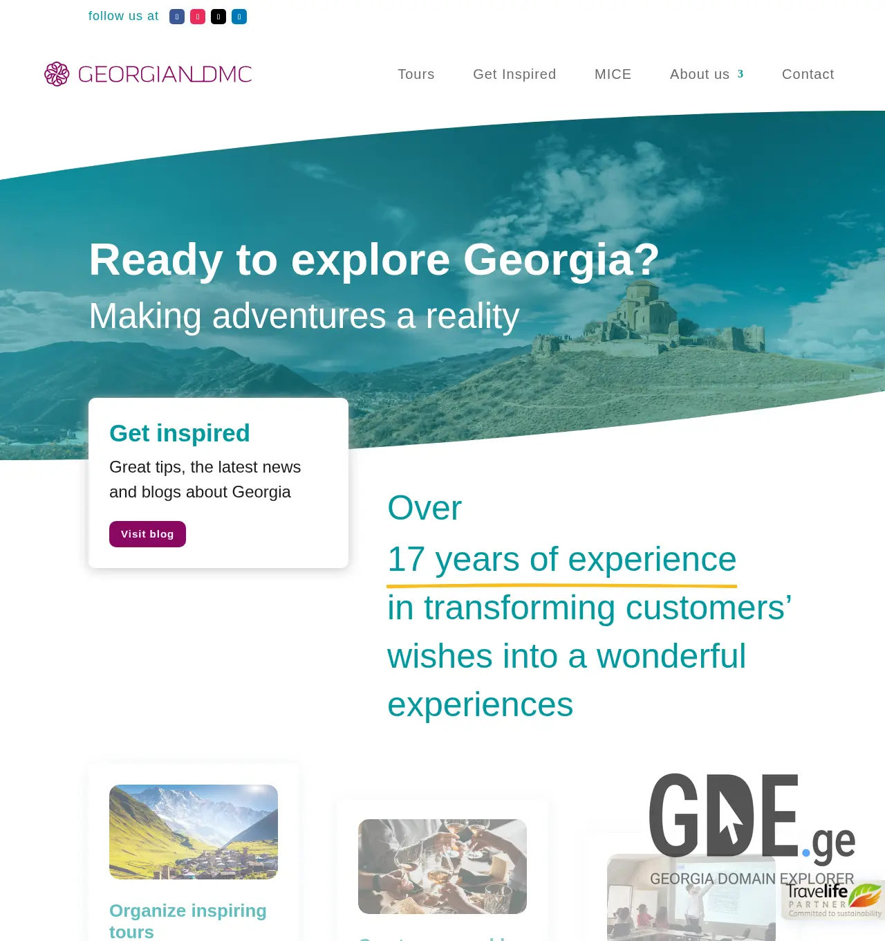 Screenshot of the site georgiandmc.ge at 2025-11-29